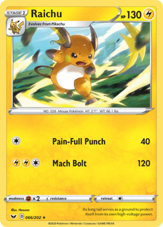 Raichu 66/202
