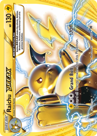 Raichu BREAK 50/162 XY BREAKthrough