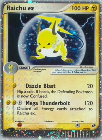 Raichu ex 98/100 EX Sandstorm