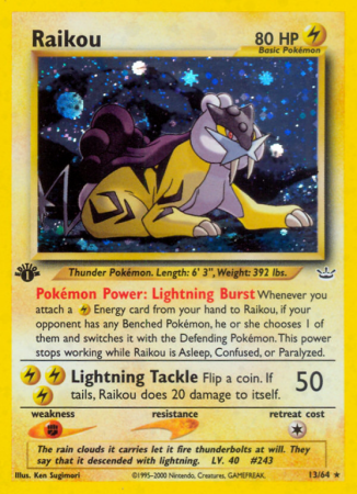 Raikou 13/66 Neo Neo Revelation