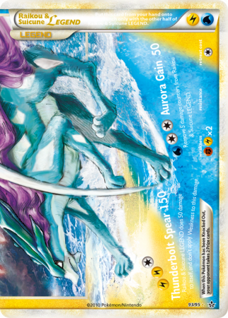 Raikou & Suicune LEGEND 93/95 HeartGold & SoulSilver HS—Unleashed