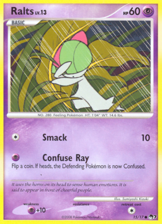 Ralts 15/17 POP POP Series 7