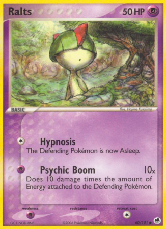 Ralts 60/101 EX Dragon Frontiers