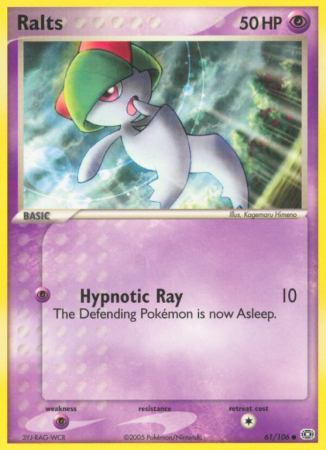 Ralts 61/106 EX Emerald