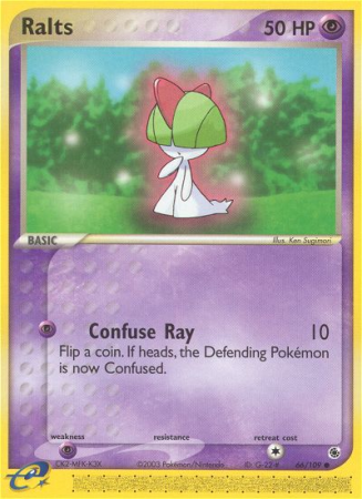 Ralts 66/109 EX Ruby & Sapphire