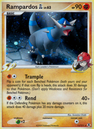Rampardos GL 11/111 Platinum Rising Rivals