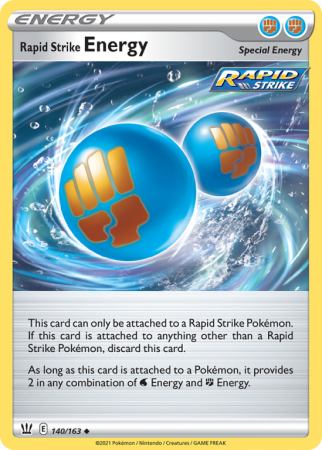 Rapid Strike Energy 140/163 Sword & Shield Battle Styles