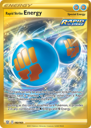 Rapid Strike Energy 182/163 Sword & Shield Battle Styles