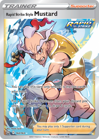 Rapid Strike Style Mustard 162/163 Sword & Shield Battle Styles