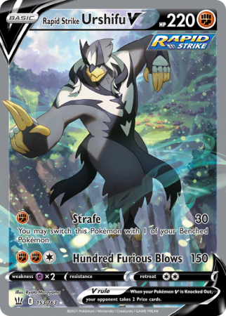 Rapid Strike Urshifu V 153/163 Sword & Shield Battle Styles