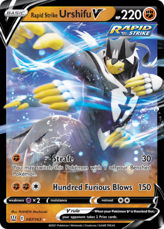 Rapid Strike Urshifu V 87/163 Sword & Shield Battle Styles