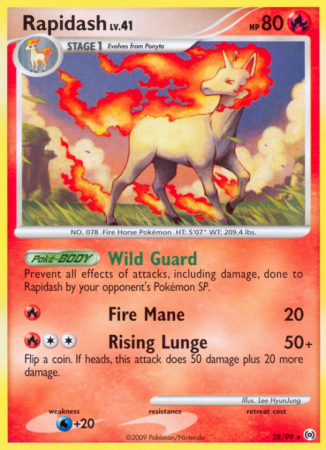 Rapidash 28/99 Platinum Arceus
