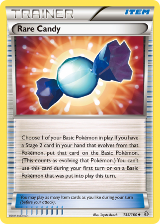 Rare Candy 135/160 XY Primal Clash