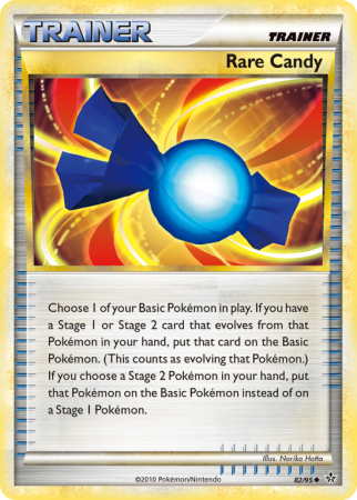 Rare Candy 82/95 HeartGold & SoulSilver HS—Unleashed