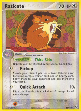 Raticate 48/112 EX FireRed & LeafGreen