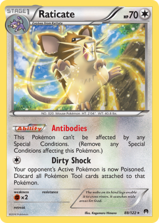 Raticate 88/122 XY BREAKpoint