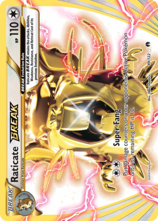 Raticate BREAK 89/122 XY BREAKpoint