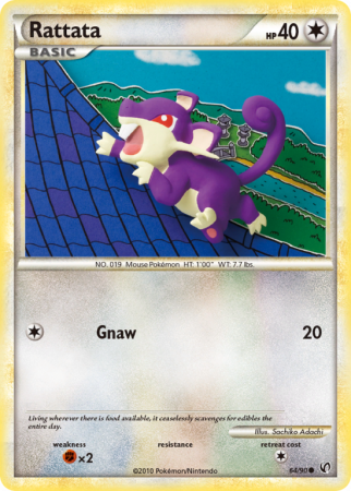 Rattata 64/90 HeartGold & SoulSilver HS—Undaunted