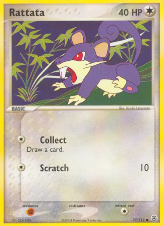 Rattata 77/112 EX FireRed & LeafGreen