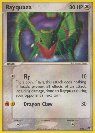Rayquaza 3/17 POP POP Series 1
