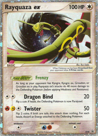 Rayquaza ex 39/40 NP Nintendo Black Star Promos