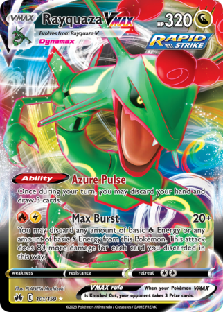 Rayquaza VMAX 101/159 Sword & Shield Crown Zenith