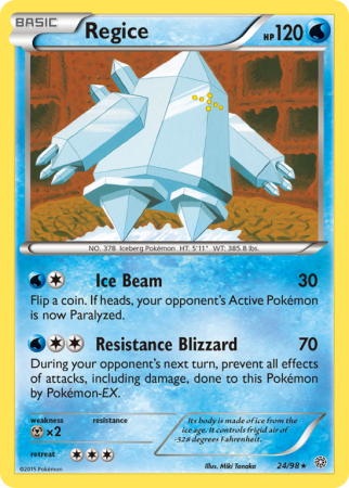 Regice 24/98 XY Ancient Origins