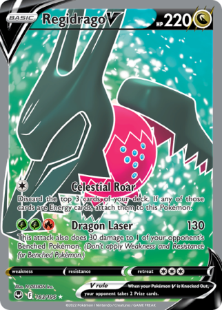Regidrago V 183/195 Sword & Shield Silver Tempest