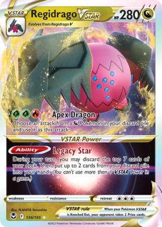 Regidrago VSTAR 136/195 Sword & Shield Silver Tempest
