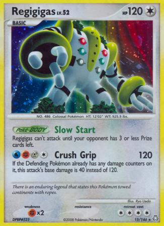 Regigigas 15/146 Diamond & Pearl Legends Awakened