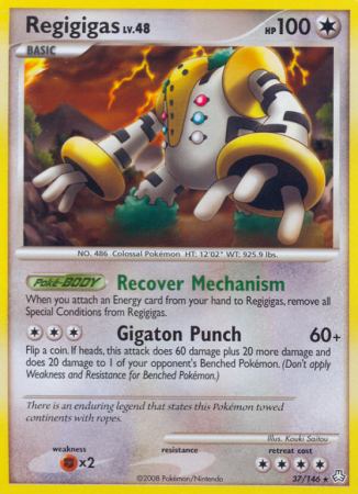 Regigigas 37/146 Diamond & Pearl Legends Awakened