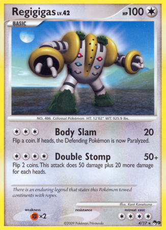 Regigigas 4/17 POP POP Series 9