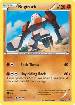 Regirock 40/98 XY Ancient Origins