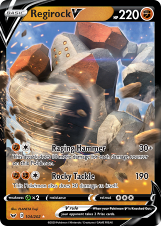 Regirock V 104/202 Sword & Shield Sword & Shield