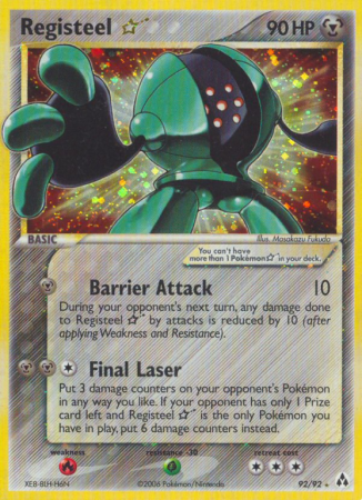 Registeel Star 92/92 EX Legend Maker