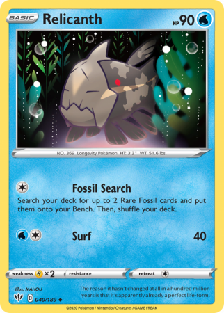 Relicanth 40/189