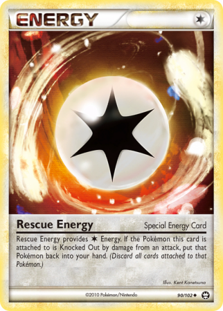 Rescue Energy 90/102 HeartGold & SoulSilver HS—Triumphant