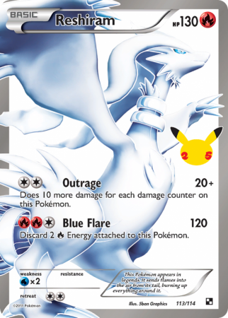 Reshiram 113/25 Sword & Shield Celebrations: Classic Collection