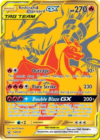 Reshiram & Charizard-GX SM247/156