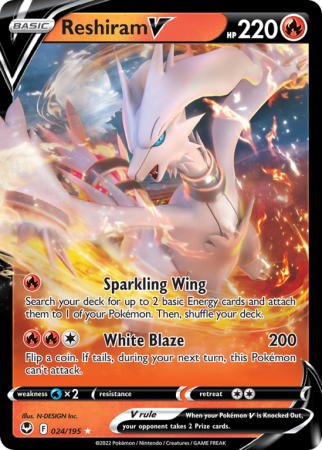 Reshiram V 24/195