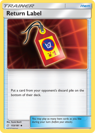 Return Label 153/181