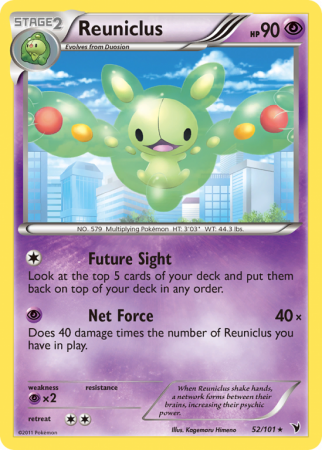 Reuniclus 52/101 Black & White Noble Victories
