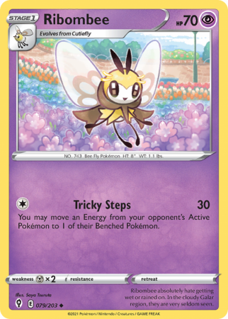 Ribombee 79/203 Sword & Shield Evolving Skies