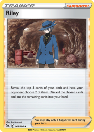Riley 166/196 Sword & Shield Lost Origin