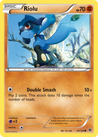 Riolu 45/124 XY Fates Collide