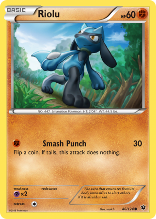 Riolu 46/124 XY Fates Collide