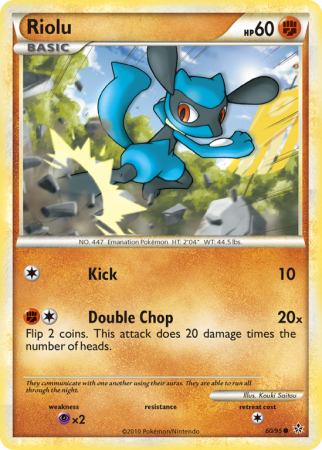 Riolu 60/95 HeartGold & SoulSilver HS—Unleashed