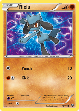 Riolu 75/135 Black & White Plasma Storm