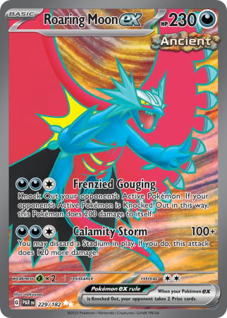 Roaring Moon ex 229/182 Scarlet & Violet Paradox Rift