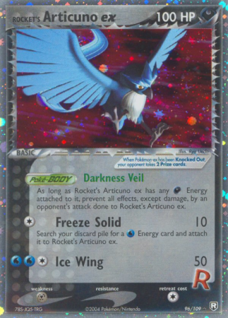Rocket's Articuno ex 96/109
